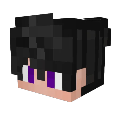 D3KL4N_ Minecraft avatar head, 3D render