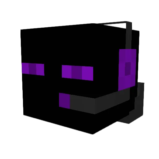 D3LUX123 Minecraft avatar head, 3D render
