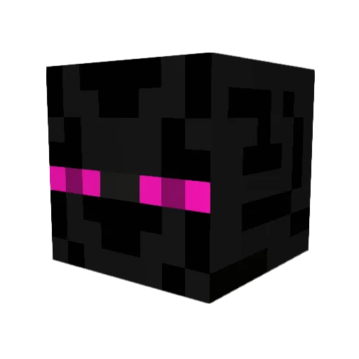 D3R3S0R Minecraft avatar head, 3D render