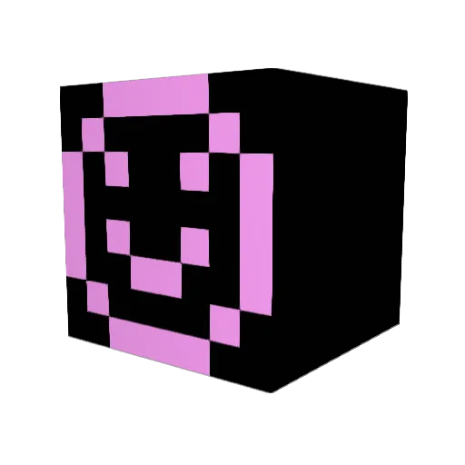 D3RPYPONY96 Minecraft avatar head, 3D render