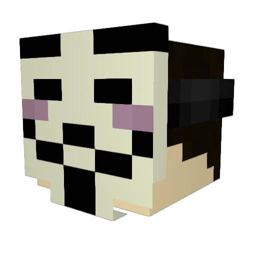 D3R_C0L1N Minecraft avatar head, 3D render