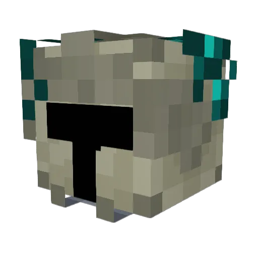 D3Zen Minecraft avatar head, 3D render