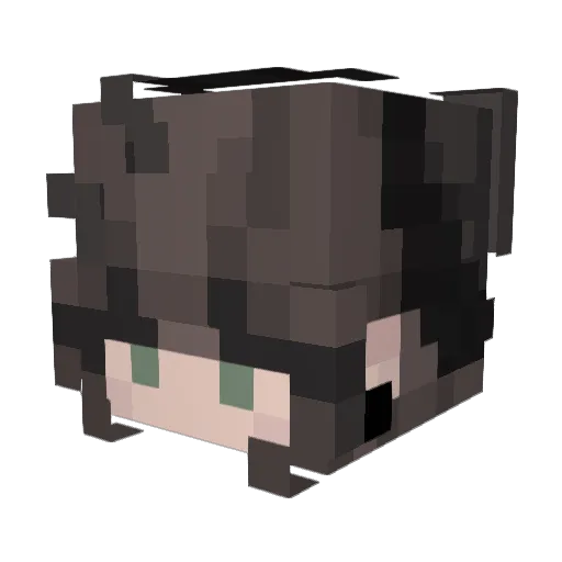 D3ad_rain Minecraft avatar head, 3D render
