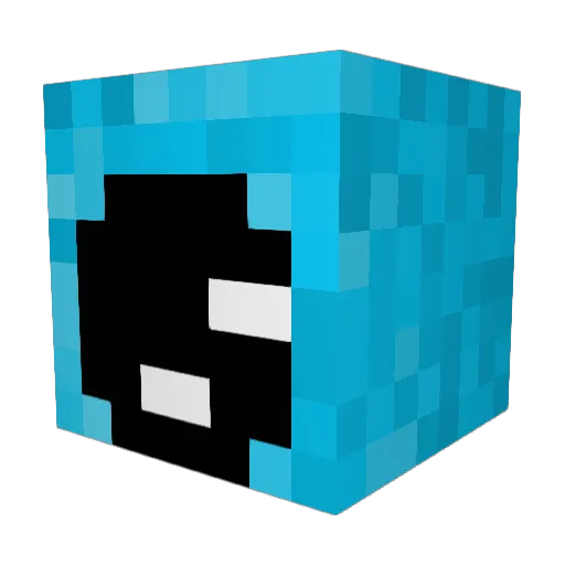 D3athToLif3 Minecraft avatar head, 3D render