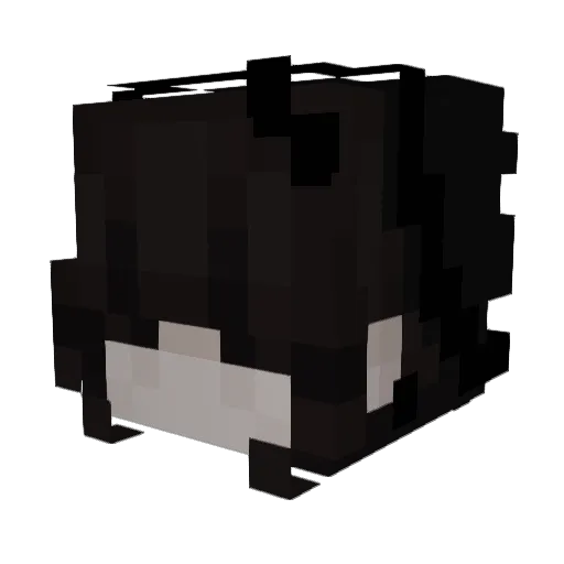 D3ath_Mask Minecraft avatar head, 3D render