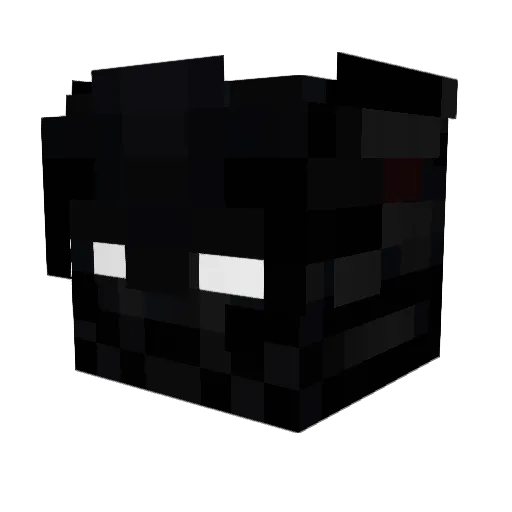 D3c3pt Minecraft avatar head, 3D render