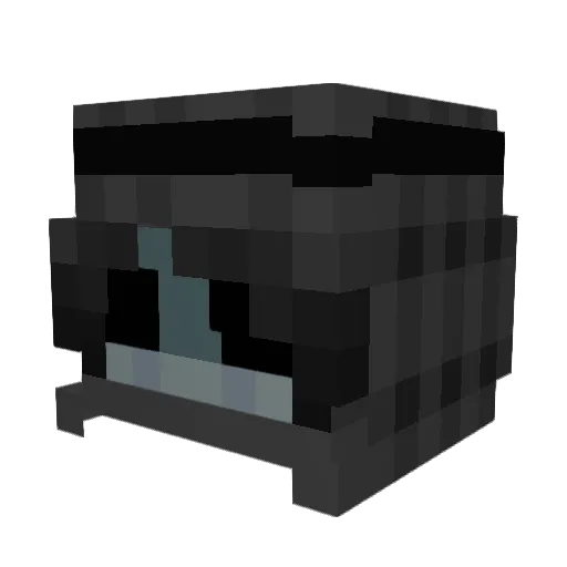 D3fy96 Minecraft avatar head, 3D render