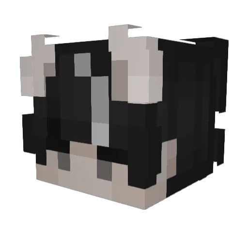D3lson Minecraft avatar head, 3D render