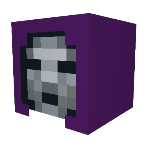 D3m0go4gon Minecraft avatar head, 3D render
