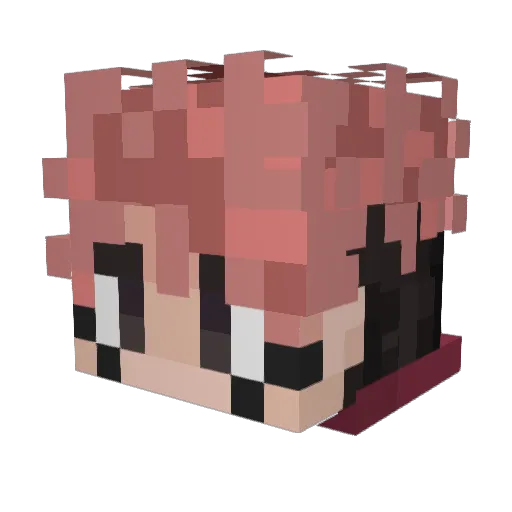 D3monEat3r Minecraft avatar head, 3D render