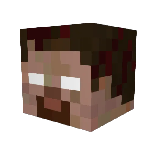 D3monG3neral Minecraft avatar head, 3D render