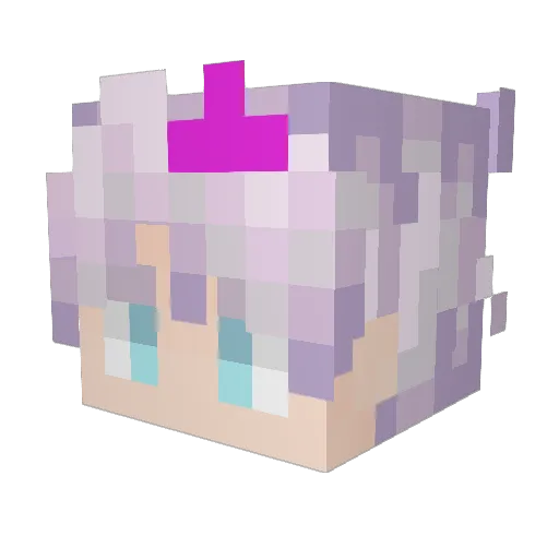 D3r_Lord3 Minecraft avatar head, 3D render