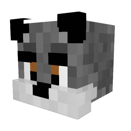 D3vil_Gaming Minecraft avatar head, 3D render