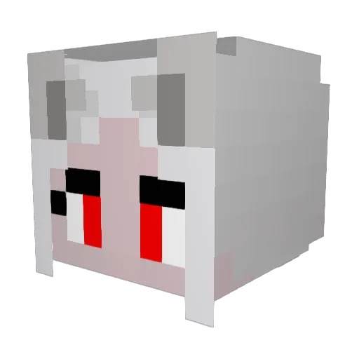 D4EAMER Minecraft avatar head, 3D render