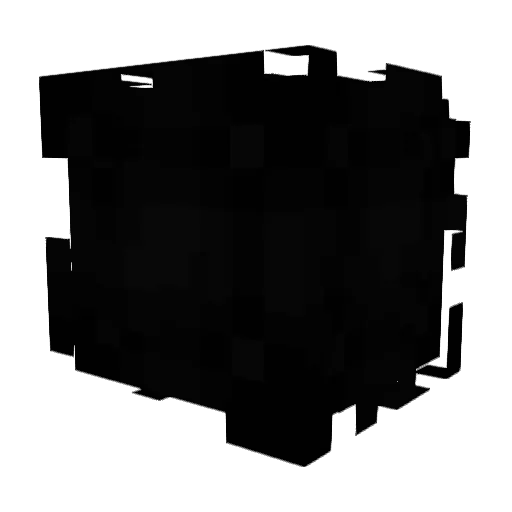 D4H7 Minecraft avatar head, 3D render