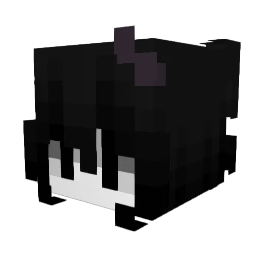D4RKDRAG0NYT Minecraft avatar head, 3D render