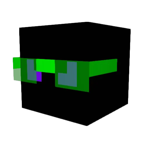 D4RKJOK3R Minecraft avatar head, 3D render