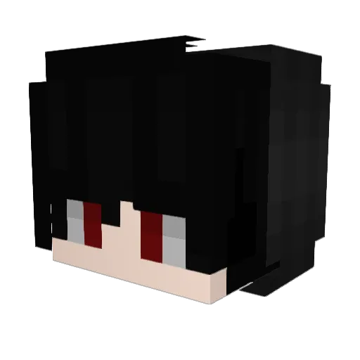 D4RK__NOVA Minecraft avatar head, 3D render