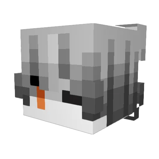 D4RRKY Minecraft avatar head, 3D render