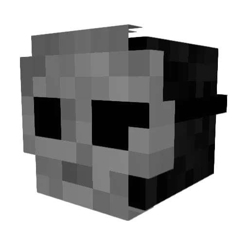 D4VID Minecraft avatar head, 3D render