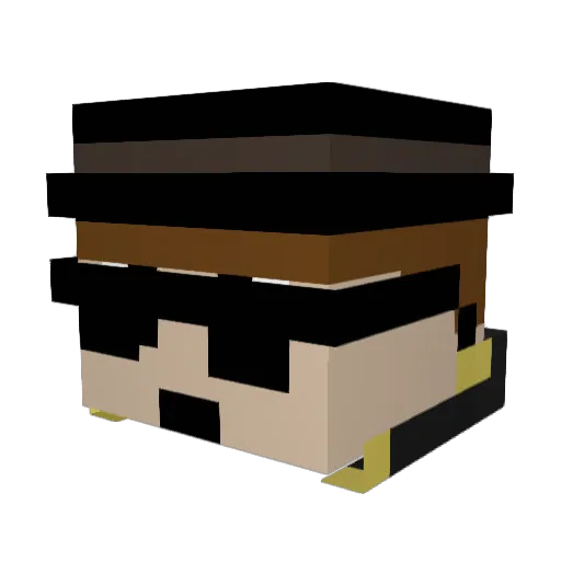 D4ed41us Minecraft avatar head, 3D render