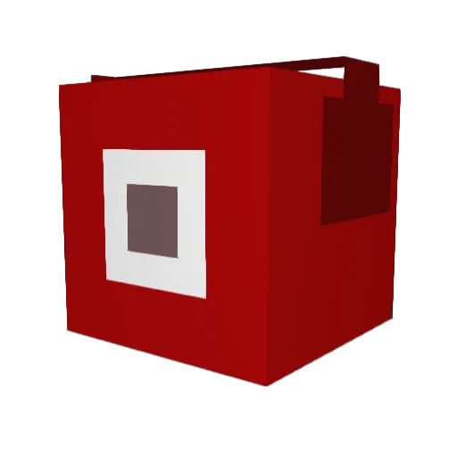 D4lmo Minecraft avatar head, 3D render