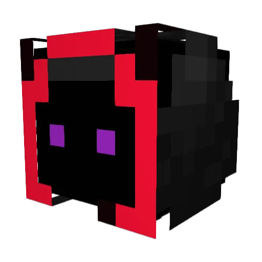 D4nzl Minecraft avatar head, 3D render