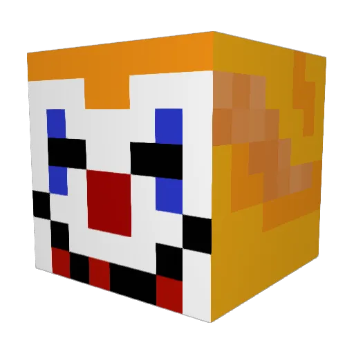 D4rK_Cl0wN Minecraft avatar head, 3D render