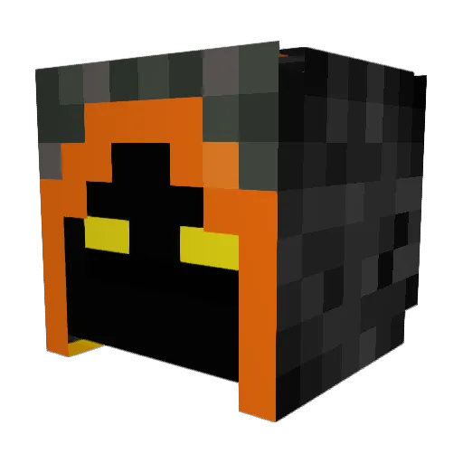D4rkAtom Minecraft avatar head, 3D render