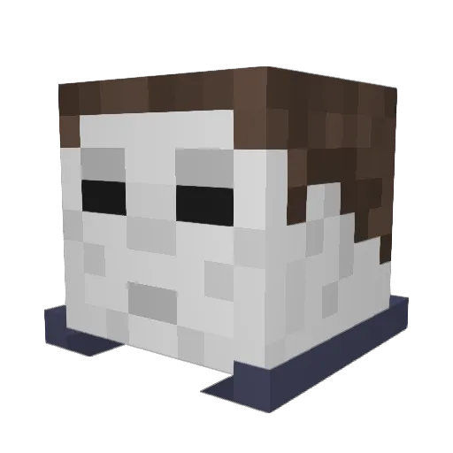 D4rkDem0n Minecraft avatar head, 3D render