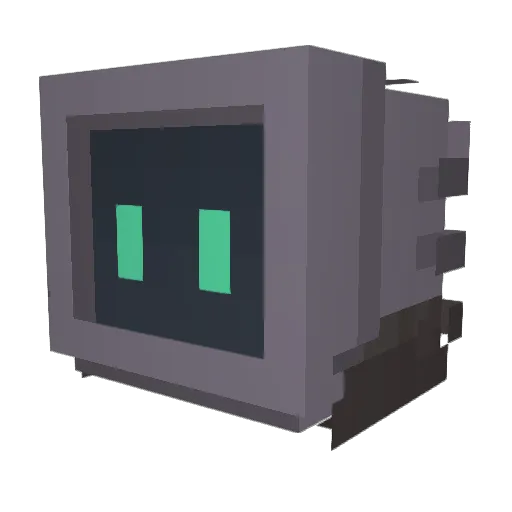 D4rkEvitxu Minecraft avatar head, 3D render