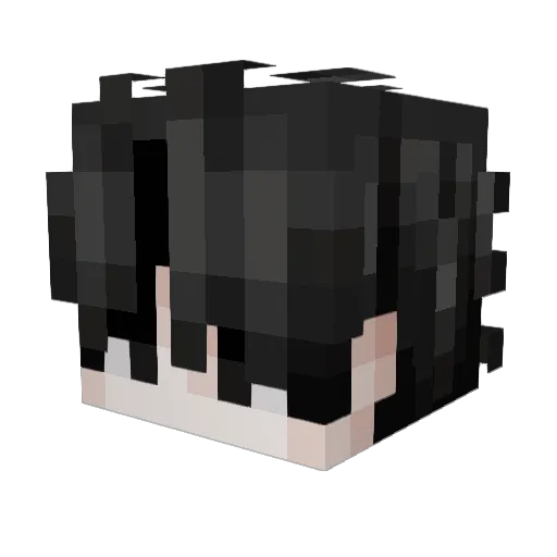 D4rkLua Minecraft avatar head, 3D render