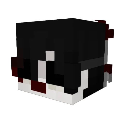 D4rk_Ph0enixII Minecraft avatar head, 3D render