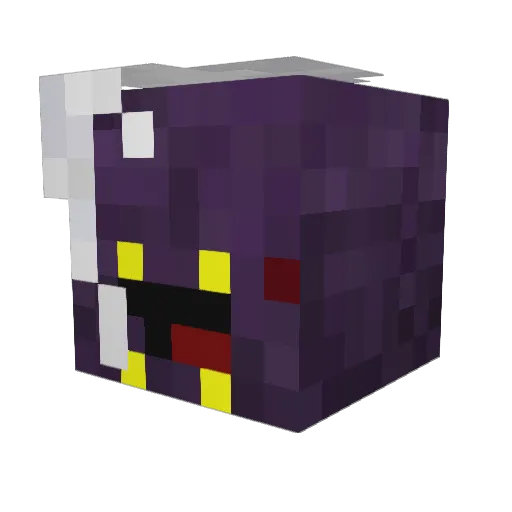 D4rkfog Minecraft avatar head, 3D render