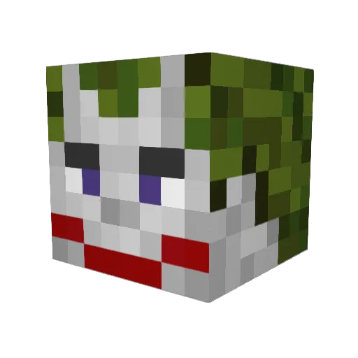 D4w1d3kRob1L1zU Minecraft avatar head, 3D render