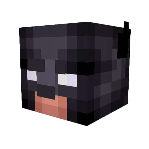 DAAGATORS3 Minecraft avatar head, 3D render