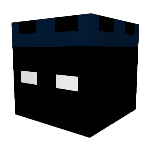 DABALINE Minecraft avatar head, 3D render