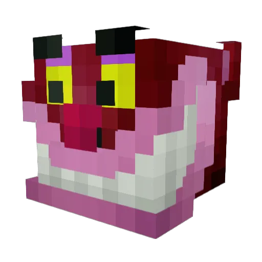 DABCYFO Minecraft avatar head, 3D render