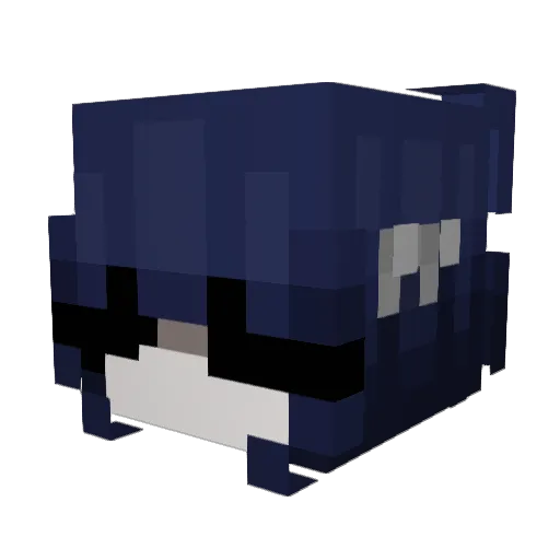 DABIN03 Minecraft avatar head, 3D render