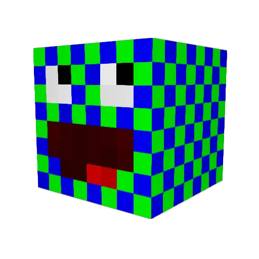 DABOSSBOY88 Minecraft avatar head, 3D render