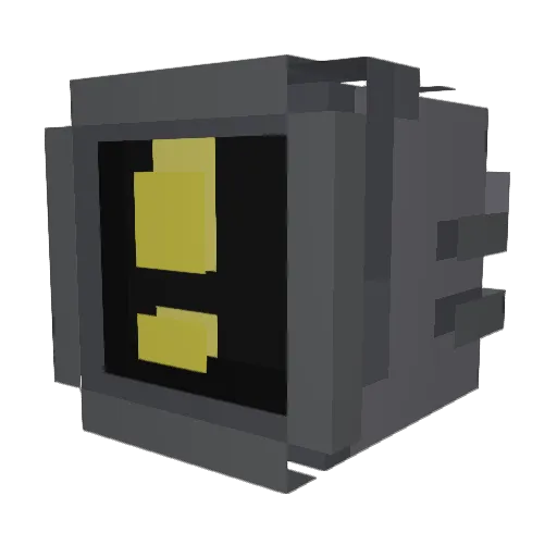 DABot_001Beta Minecraft avatar head, 3D render