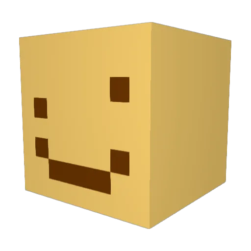 DADDYSG1RL Minecraft avatar head, 3D render