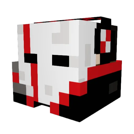 DADDYSLONGDONG Minecraft avatar head, 3D render
