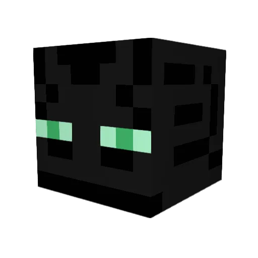 DAECR Minecraft avatar head, 3D render