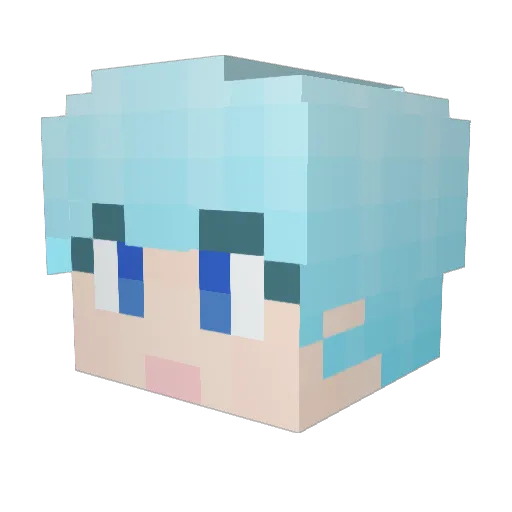 DAEYOUNG131 Minecraft avatar head, 3D render