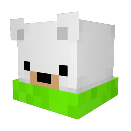 DAEZZI00 Minecraft avatar head, 3D render