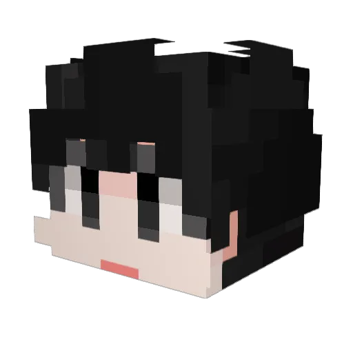 DAFIMO Minecraft avatar head, 3D render