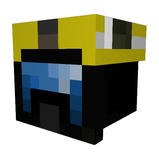 DAHLWON Minecraft avatar head, 3D render