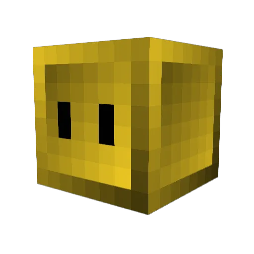 DAIGOROU0001 Minecraft avatar head, 3D render
