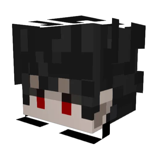 DAIKI00711 Minecraft avatar head, 3D render